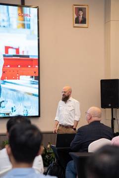 Mathias Marti (Managing Director Gudel AG) Presenting No.1