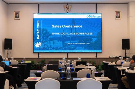 CNC Design Sales Conference Welcome Presentation Slide