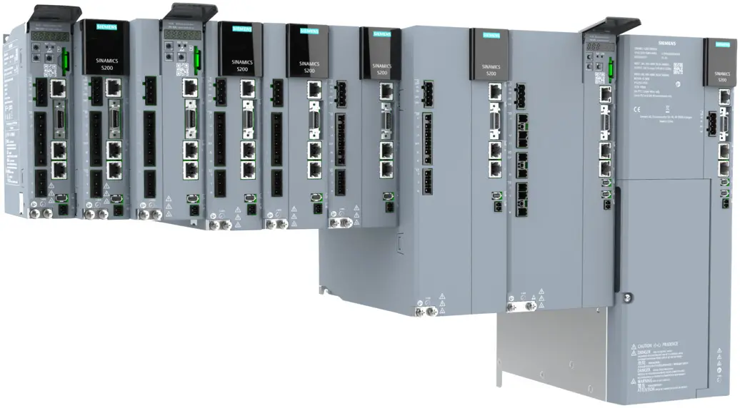 Sinamics S200 Servo Drive Range of Frame Sizes