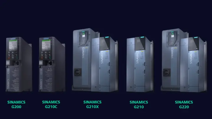 Sinamics Next Generation VSD Range, G200, G210C, G210 and G220