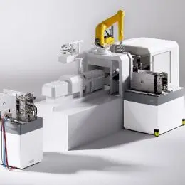 Staubli injection molder tending
